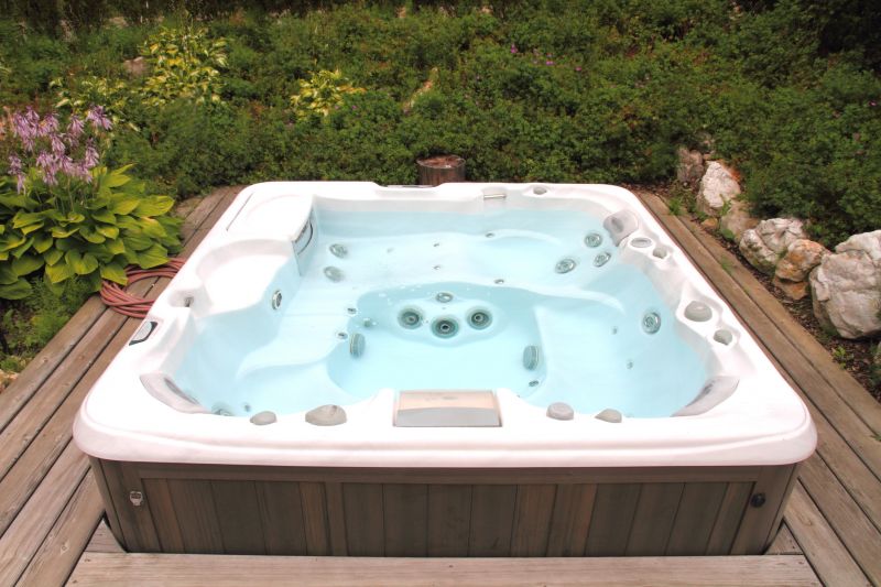 Soaking Bathtub with Deck